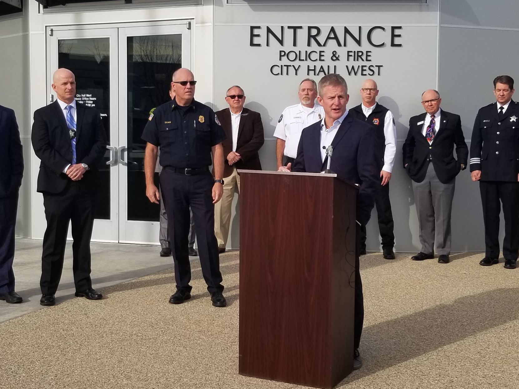 PTSD press conference